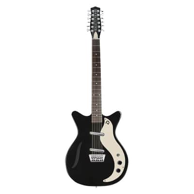 Danelectro '59 Vintage 12-String Electric Guitar - Black image 2