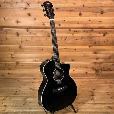 Taylor 214ce-BLK Plus Acoustic Guitar DEMO - Black image 2