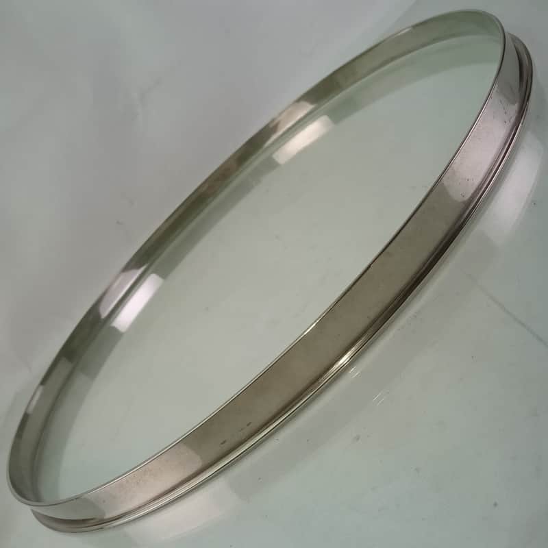 Leedy&Ludwig 16"Single-Flange Floor Tom Drum Batter Rim/Hoop Nickel-Brass NOB40s image 1