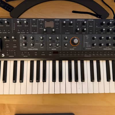 Sequential Take 5 44-Key 5-Voice Compact Polyphonic Synthesizer 2021 - Present - Black image 1