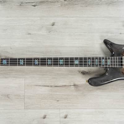 Spector Euro 4 CST Custom Bass, Ebony Fretboard, Natural Black Burst Gloss image 7