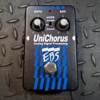 EBS UniChorus Analog Signal Processing Pedal Flanger Chorus Bass 2010s - Black image 1