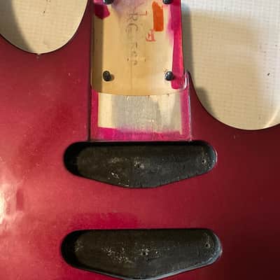 1991 Japan Ibanez RG560 Violet Pearl Guitar Body Floyd Ready & Neckplate image 9