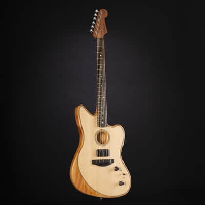 Fender American Acoustasonic Jazzmaster (Natural) - Acoustic Guitar image 9