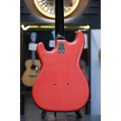 1963 Hagström Kent PB-24-G red image 5