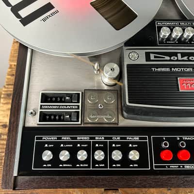 Dokorder 1140 Reel to Reel Tape Recorder 1970's - Silver / Brown - Local Pickup Only in Milwaukee, WI image 6