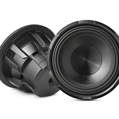 2 ALPINE X-W10D4 10" 900W RMS Subwoofers + Vented Sub Box Enclosure image 8