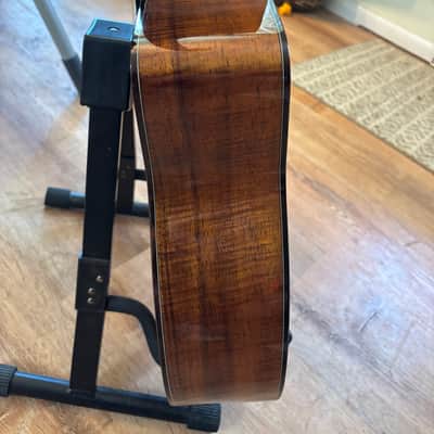 Dell Arte Grand Bouche, John Kinnard Solid Flame Koa With BigTone Pickup image 10