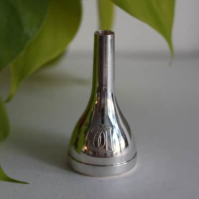 Alliance DC3S Small Shank Baritone Mouthpiece - Silver Plated image 2