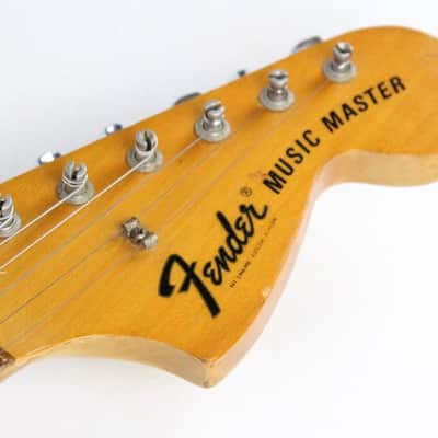 1976 Vintage Fender Musicmaster Guitar Olympic White Blonde All Original ~Rosewood~ USA 1970s CBS image 19