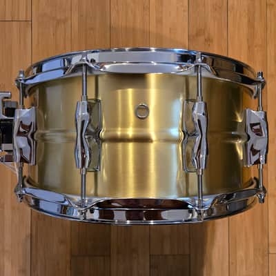 Snares - Yamaha 6.5x14 Recording Custom Brass Snare Drum image 5
