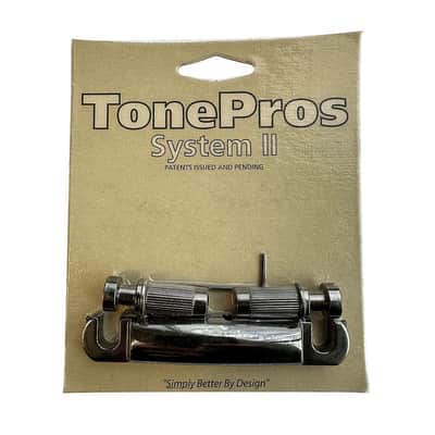 TonePros T1Z Metric Locking Tailpiece (Cosmo Black)
