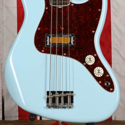 Fender Gold Foil Jazz Bass - Sonic Blue image 2