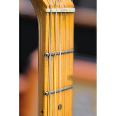 1983 Fender Standard Stratocaster (USA) with Maple Fretboard ivory white image 8