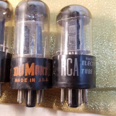 Westinghouse Matched Pair (2) 6SN7GTB tNOS AT1000 TESTED Vacuum Tubes black plate dual triode 1955-1958 image 3
