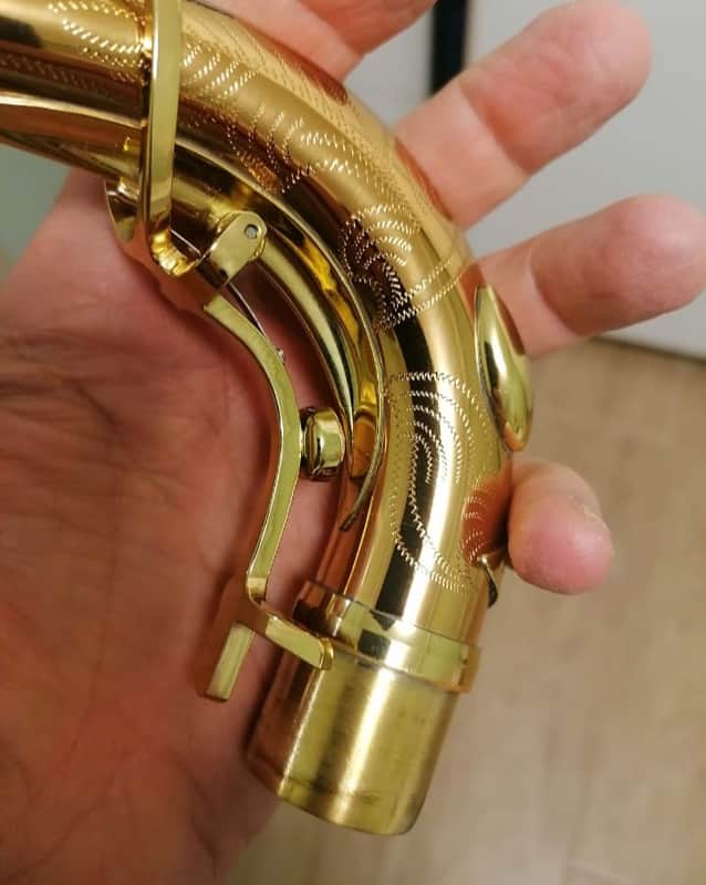 Tenor saxophone neck solid copper Sax Gourmet made in USA . image 1