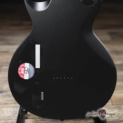 ESP LTD EC-1000 Baritone Fishman Fluence Guitar – Charcoal Metallic Satin image 7