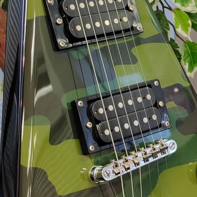 Washburn Dime V Dimebag Darrell Signature Electric Guitar - Camo image 3