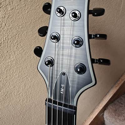 Schecter Keith Merrow Signature KM-6 2014 - 2016 - Trans Black Burst image 7