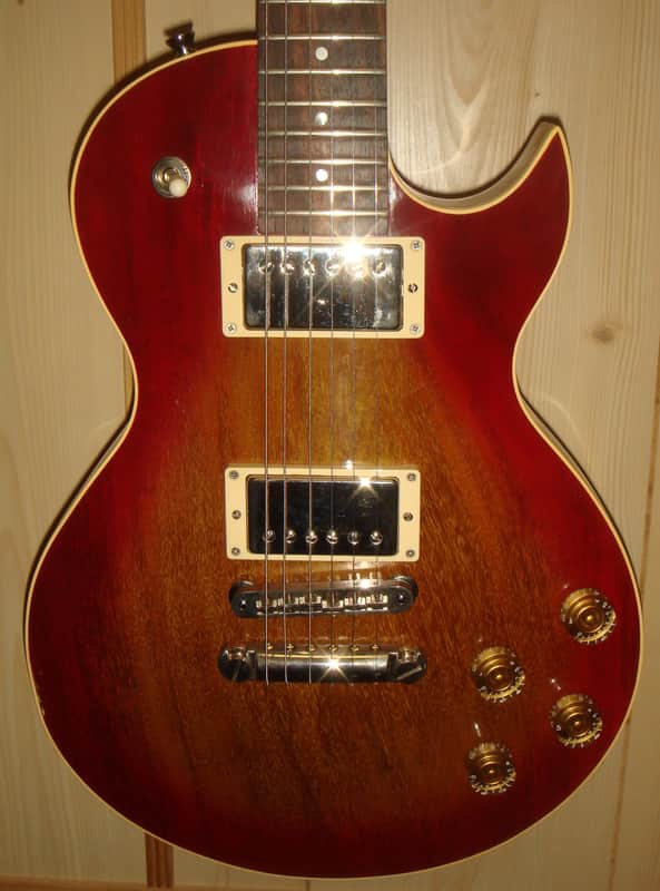 1986 Heritage H-140 Thin-Line Electric Guitar Cherry Burst image 1