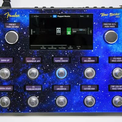 Fender Tone Master Pro Premium Acrylic Protective Cover Space Blue image 1