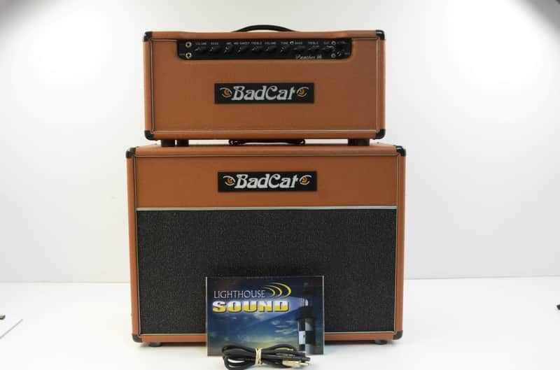 Bad Cat Panther R Head & S-212 Cabinet Brown Ostrich Tolex image 1