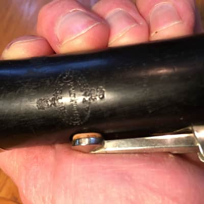 Buffet Crampon Ultra rare half Boehm, half Albert system Bb clarinet Probably 1920s - Refurbished image 15