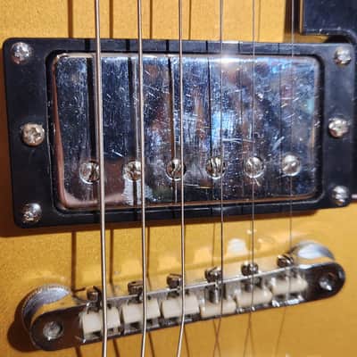 Vintage 1970s Cortez LP Copy Goldtop w/ Ratio Locking Tuners image 8
