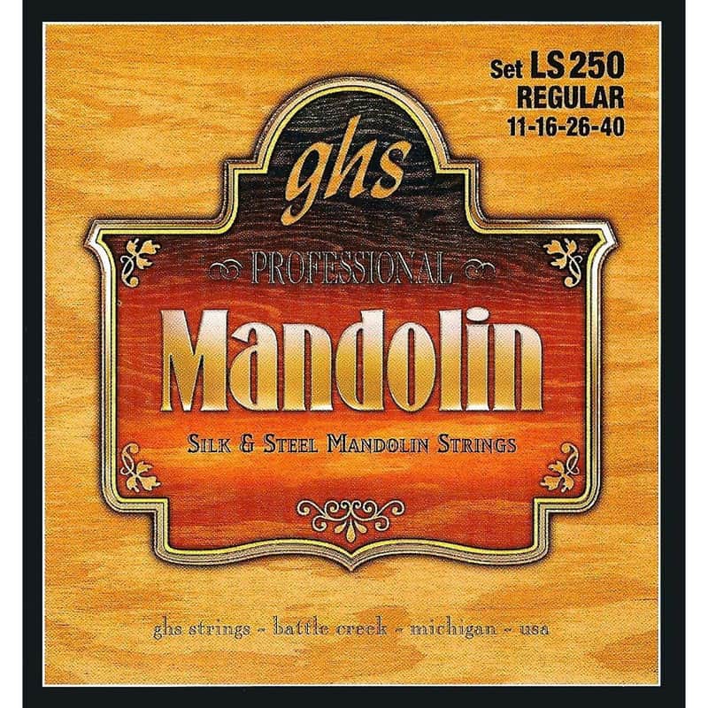 GHS LS250 Silk and Steel Mandolin Strings, Loop End, Regular 11-40 image 1