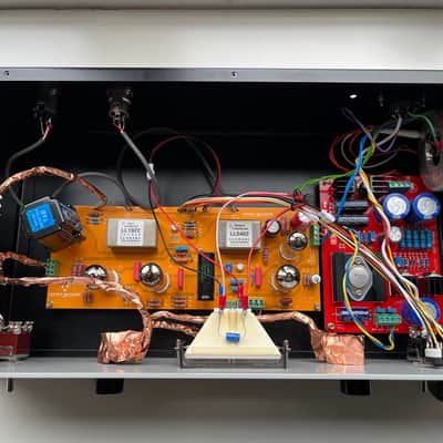 LA2A opto compressor/limiter based on HoneyBadger Audio PCB, with demo image 5