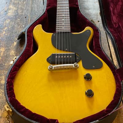 Gibson Custom Shop 1958 Historic Reissue Les Paul Junior Double Cut TV Yellow 2001 w/ OHSC image 1