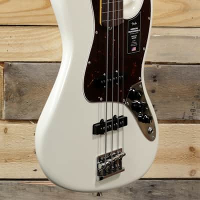 Fender  American Professional II Jazz Bass Fretless Olympic White w/ Case image 1