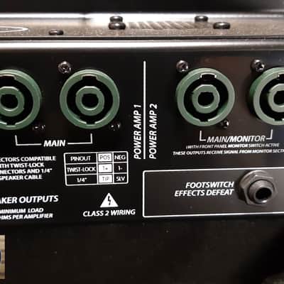 Peavey XR-S powered mixer. 2x 500 watt amplifiers, 8x XLR inputs, 2x graphic EQs image 9