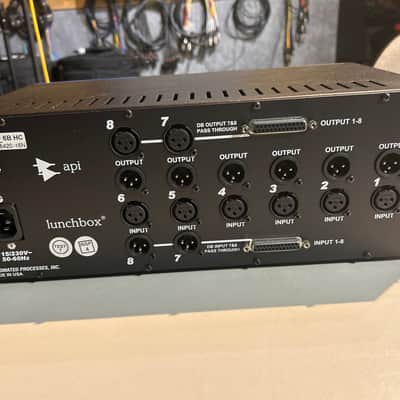 API Lunch box fully loaded stereo channel (preamps-EQs-Compressors) image 2