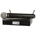 Shure BLX24R/B58 Handheld Wireless System, Includes BLX4R Rack Mount Receiver, BLX2 Handheld Transmitter with Beta 58A Microphone, H10: 542.125-571.80