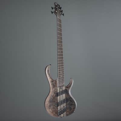 Ibanez Bass Workshop BTB805MS-TGF Transparent Gray Flat - 5-String Electric Bass image 9