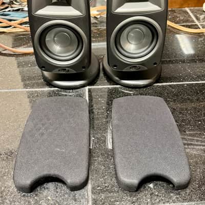 Klipsch Quintet III Satellite Speakers QSL5BL w/ Swivel Mount; Tested SEE VIDEO image 1