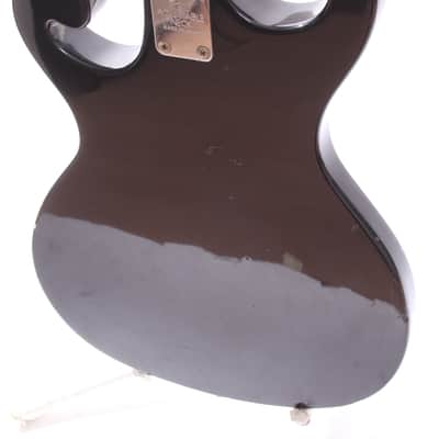 1981 Epiphone Scroll Bass black image 8