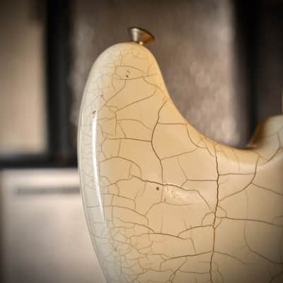 Fender Musicmaster Bass White Refinish 1978 image 15