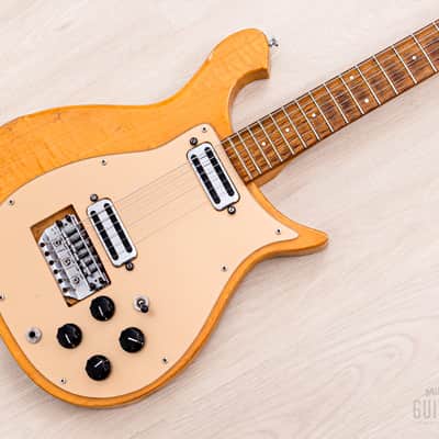 1961 Rickenbacker 450 Combo Vintage Electric Guitar Mapleglo w/ Toaster Top Pickups, Case image 1