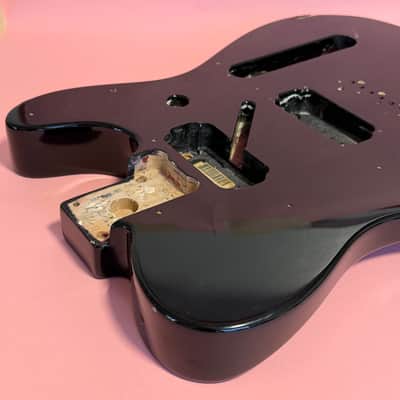 2010 Fender Telecaster Body MIM Black Finish image 4