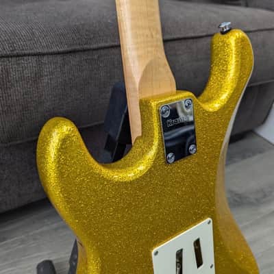 ‘16 Kramer | Ltd. Edition Pacer | 40th Anniv. | Electric Candy 🍭Gold Metal Flake | Floyd Rose | Korea image 12
