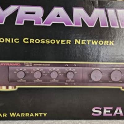 Pyramid SEA3000 3 Way Electronic Crossover, Adjustable Rack Mount, Flexible, Built 2000s - Black image 6
