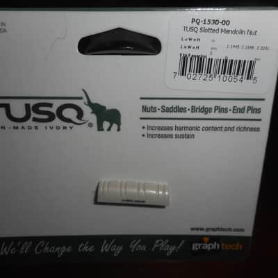 Graph Tech PQ-1530-00 TUSQ Curved Slotted Mandolin Nut