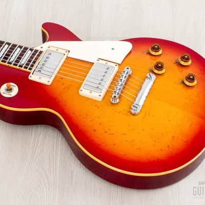 1982 Burny Super Grade RLG-50 '59 Model Burst Standard Birdseye Maple Top w/ Case image 9