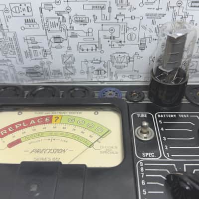 RCA 6V6GT Power Tube NOS - Grey Plates Bottom D-Getters - 1960 USA - Tested image 2