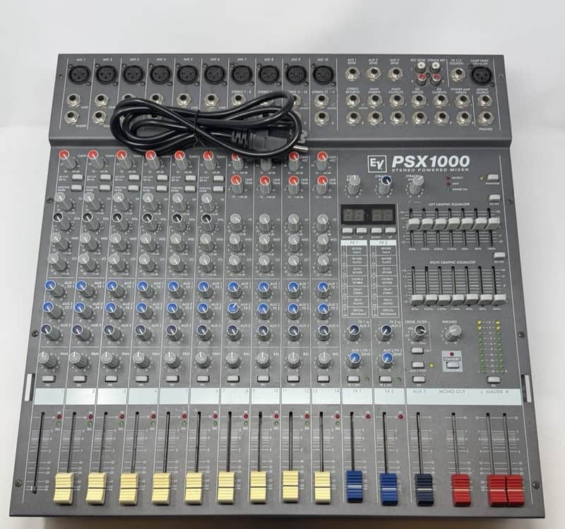Electro-Voice PSX1000 Powered Mixer 14-Ch 500W PA Console image 1