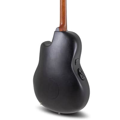 Ovation CE44-1 Celebrity Mid-Depth Solid Spruce Top Mahogany Neck 6-String Acoustic-Electric Guitar w/Gig Bag image 4