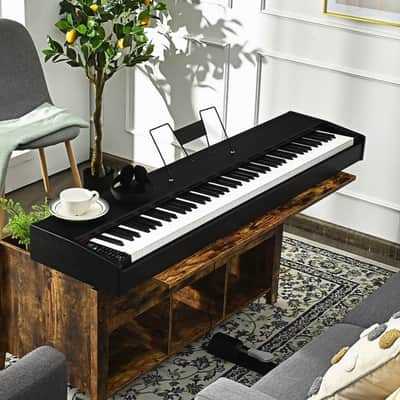 Other 88-Key Full Size Digital Piano Weighted Keyboard with Sustain Pedal 2024 - Black image 4
