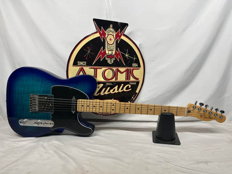 Fender Limited Edition Player Telecaster Plus Top Electric Guitar MIM - Made in Mexico - Blue Burst image 1